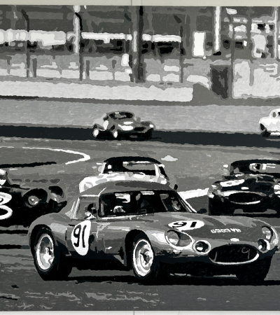 Original paint « Jaguar Races » by « Denys »